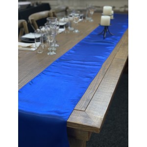 Table Runner, Satin 2.6m, Royal Blue